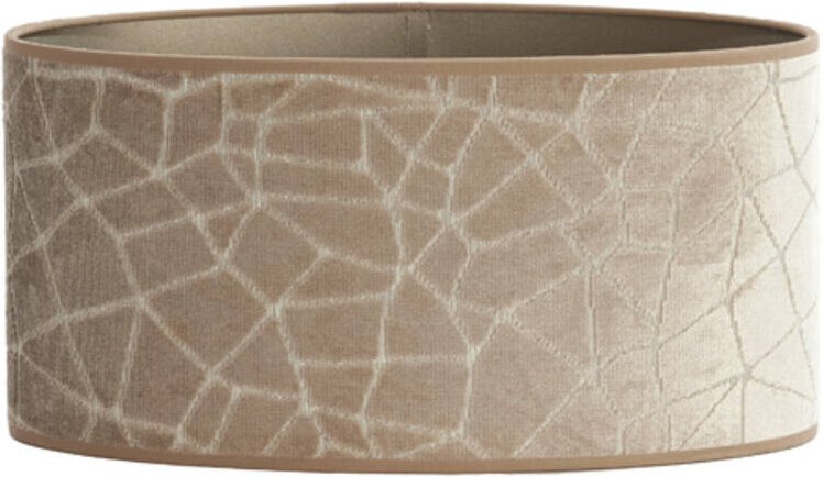 Lampenschirm - Kassei - braun - textil - E27 - - Light&living