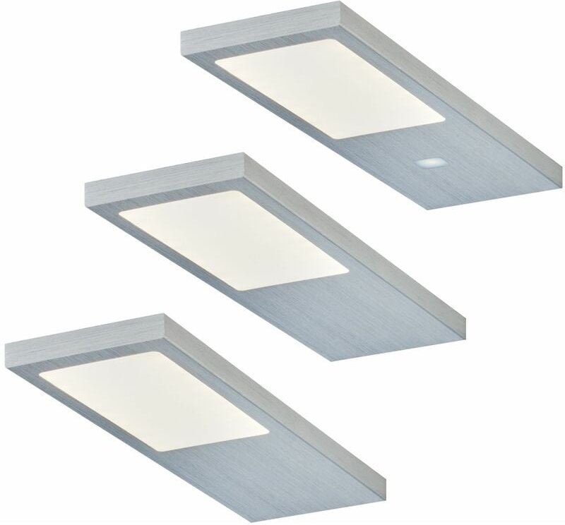 Led Unterbauleuchte Küche 3x4 w, Küchenleuchte Gamma warmweiss