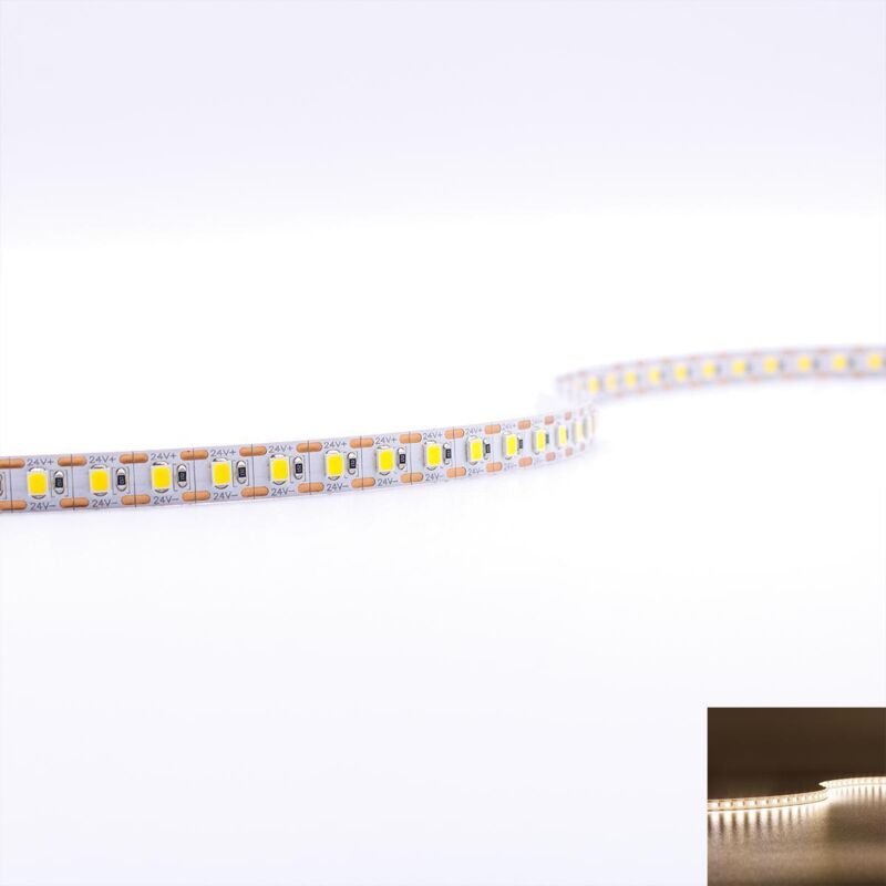 Single Cut 24V LED Streifen 6M 15W/m 120LED/m 8mm - Lichtfarbe: Neutralweiß 4000K - Schutzart: IP20