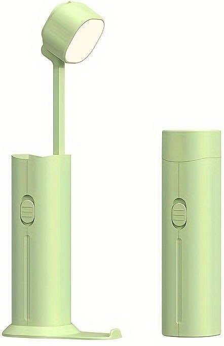 Augenschonende Tischleuchte, kleine Tischlampe zum Lernen und Lesen für Schüler, faltbares Nachtlicht fürs Schlafzimmer