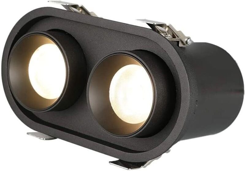 Integrierter LED-Deckenprojektor mit zwei LEDs, Rodofit COB-Innenleuchte, Projektor mit hoher Helligkeit