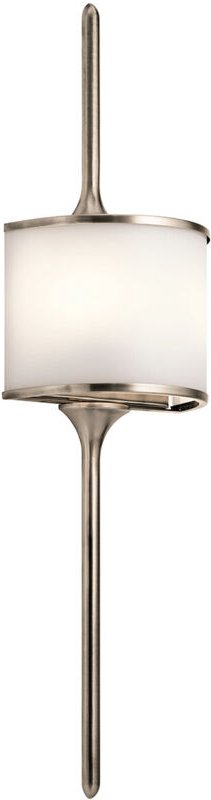 Mona - 2 Licht Badezimmer Wandleuchte Zinn IP44, G9 - Elstead