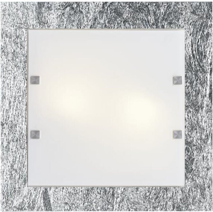 Leaf argento plafoniera