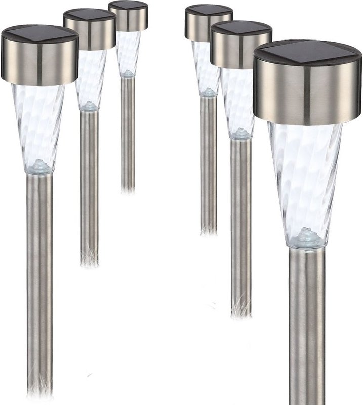 Thumbnail - 6er Set led Solarleuchten Gartenleuchten IP44 Außenleuchten Lampen Leuchten