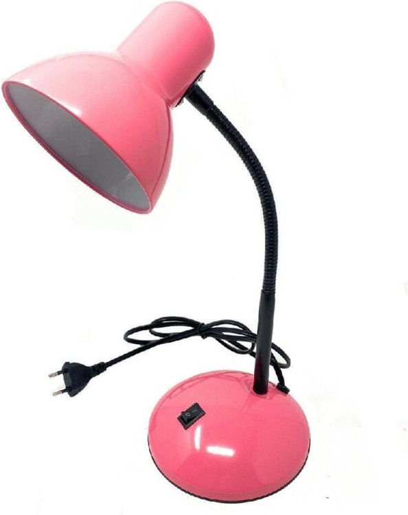 Trade Shop - schreibtischlampe mit flexiblem arm licht tischlampe für kinderzimmer farbe - Rosa