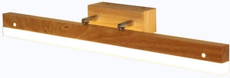 LED-Badezimmerspiegelleuchte, Wandleuchte aus Holz fürs Badezimmer, 40 cm LED-Wandleuchte aus Holz für den Innenbereich,...