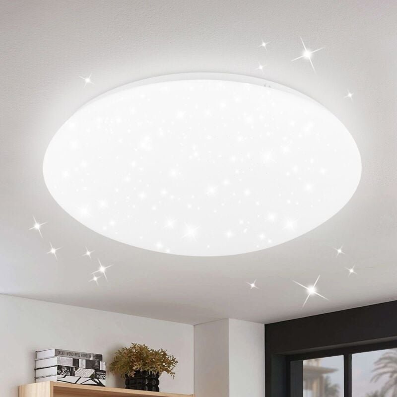 Deckenlampe led Deckenleuchte Schlafzimmer - Ø30cm Schlafzimmerlampe Sternenhimmel Küchenlampe Rund 18W Badezimmer Decke...
