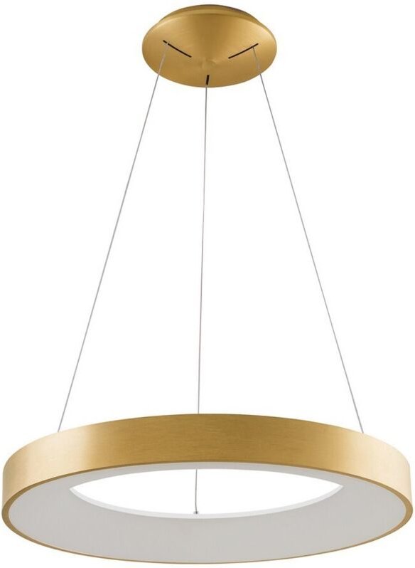 Giulia - Moderner LED-hängender Anhänger gebürstetes Gold, warmweiß 3000K 2750lm - Italux