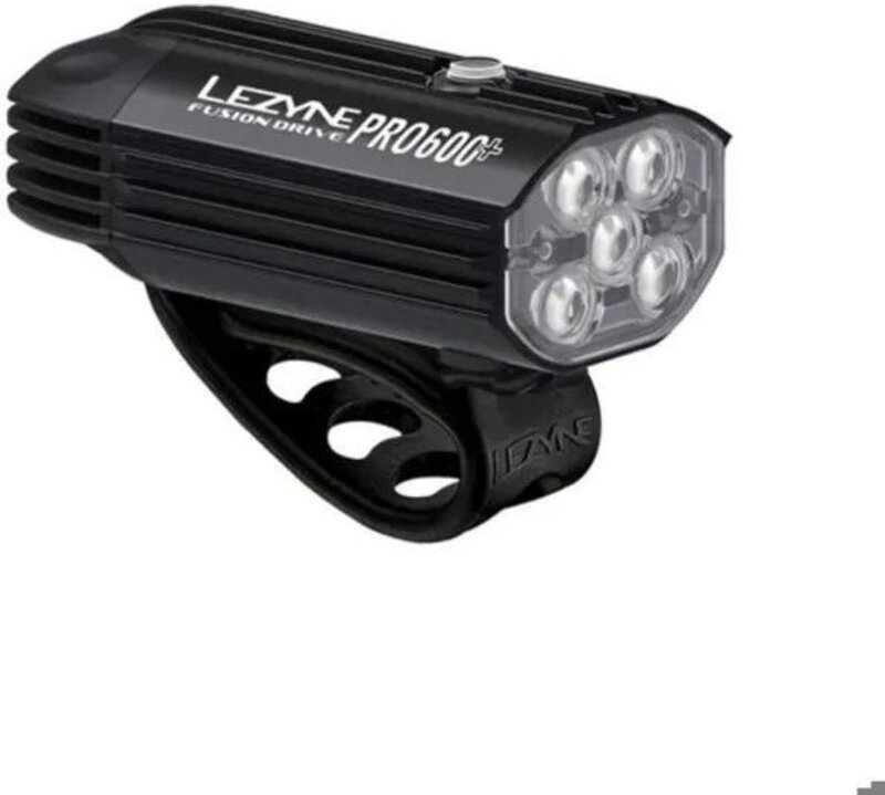 Lezyne Fusion Drive Pro 600+ schwarz satinierte tragbare Lampe