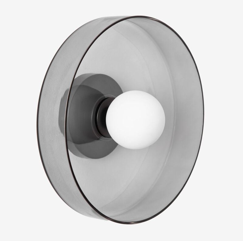 Sklum - Jaxal Wandleuchte Schwarz Ø35 cm