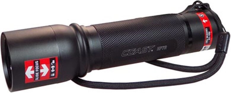 Markenartikel - Coast led Taschenlampe HP7R (upgrade) wiederaufladbar Slide Focus, inkl. Akkus