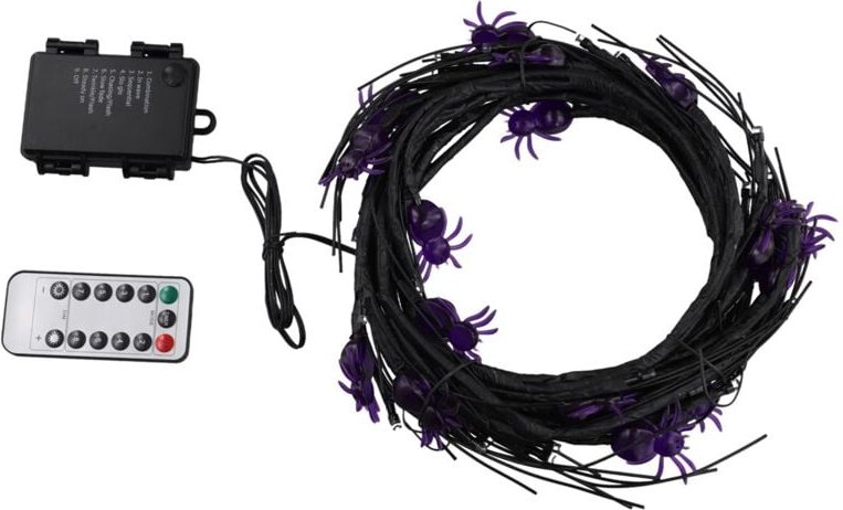 Halloween Party Spinne Rattan Licht String Horror Hause Dekoration