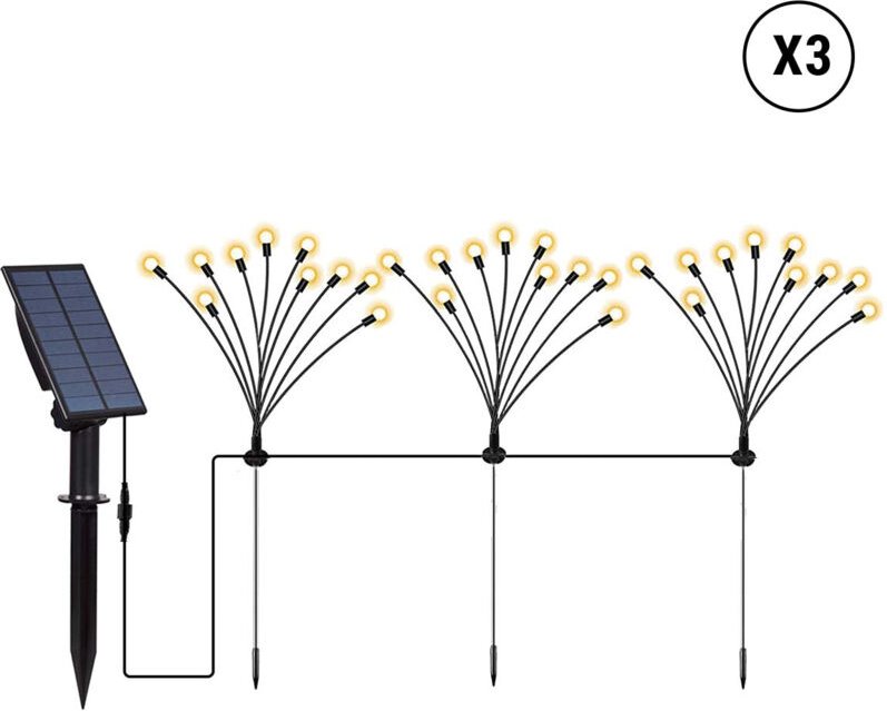 Solarfackeln 9er Set LYRA h70cm