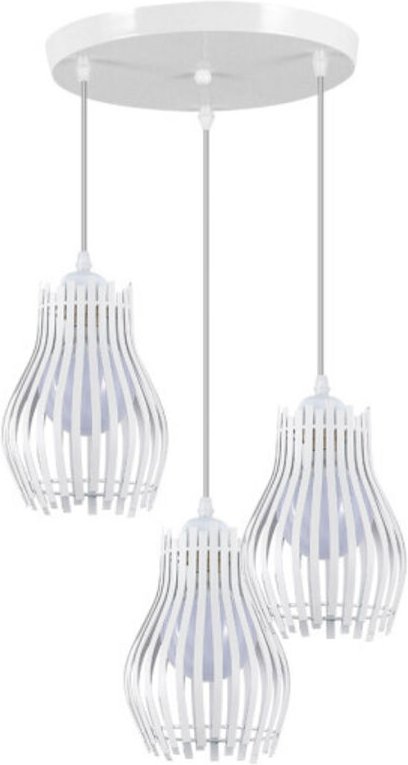 Plafon Ragusa Blanco 3xe27 Regx36x36cm - Fabrilamp