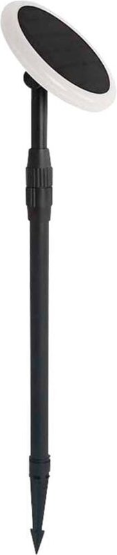 6667 VT-943 Solar-Gartenleuchte led 3.00 w Weiß, Schwarz - V-tac