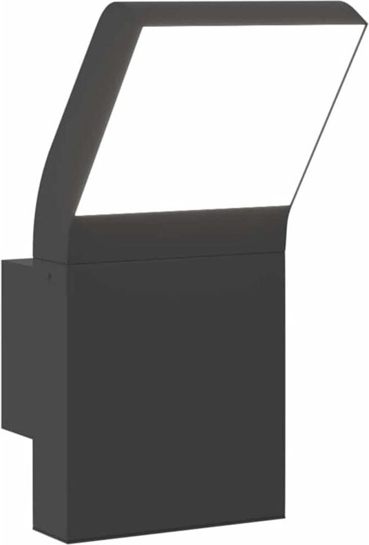 LED-Außenwandleuchte Schwarz Aluminiumdruckguss Vidaxl