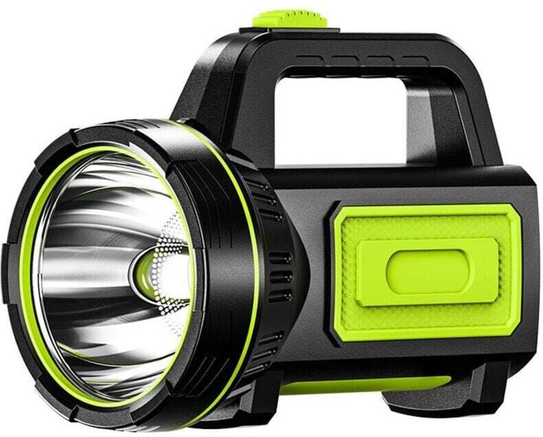 Promotion Lampe torche LED rechargeable USB puissante de mAh avec lumière latérale, lampe torche étanche pour randonnée ...