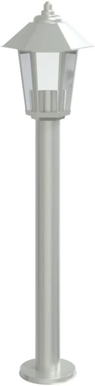 Wegeleuchte Silbern 80 cm Edelstahl Vidaxl