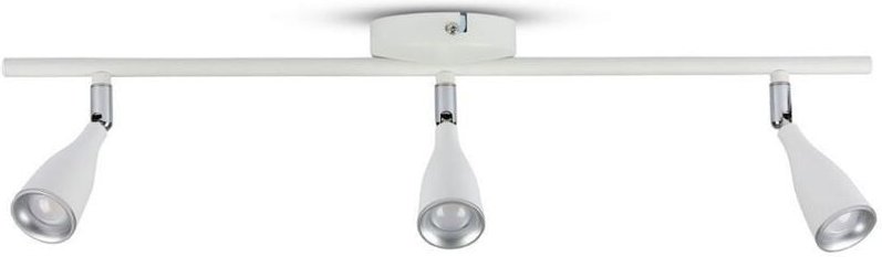 V-TAC 13,5 W Dreifach-LED-Wandstrahler mit verstellbarem Kopf, Weiß, Naturweiß, IP20