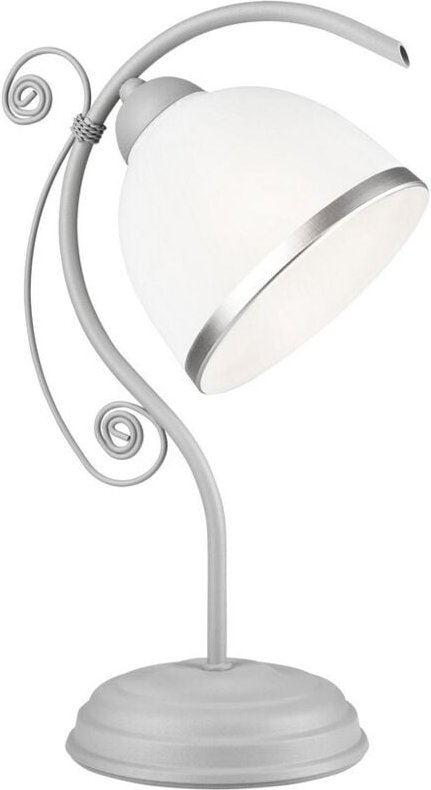 Retro Ii New Colours Schreibtischlampe Silber, 1x E27