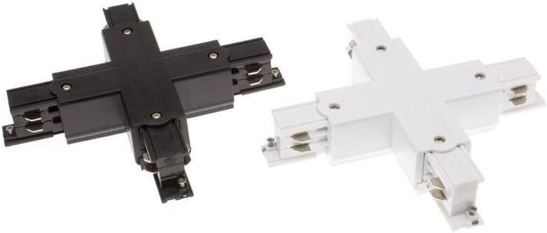 Verbindungsstück Typ x für 3-Phasenstromschienen Weiß