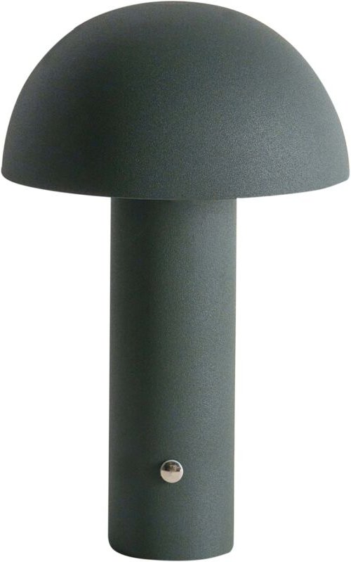 Kabellose LED Tischlampe BOJO mit Dimmer Metall Dunkelgrün