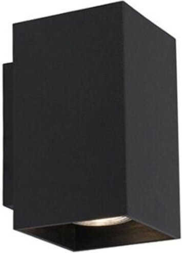 Moderne Smart Wandleuchte schwarz inkl. 2 WiFi GU10 - Sandy