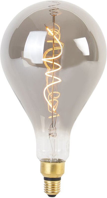 Luedd - E27 dimmbare LED-Spiralfadenlampe A165 Rauch 4W 120 lm 1800K
