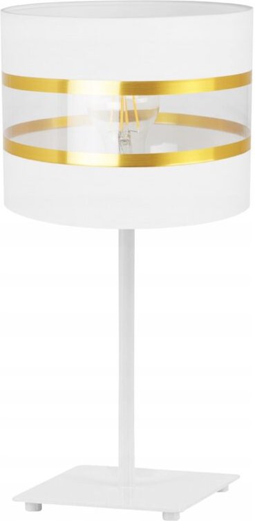 Nachttischlampe, Eleganter Goldener Lampenschirm, 20 Cm