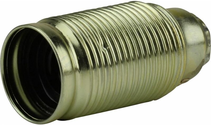 Lampen-Fassung Außengewindemantel e 14, messing Fassungen