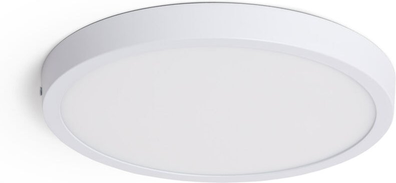 Efectoled - LED-Deckenleuchte 24W Rund Aluminium Ø280 mm Slim cct Wählbar Galán SwitchDimm Weiß