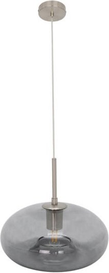 Pinap Pendelleuchte 1xe27 Nickel/Rauch Regx28x28 Cm - Fabrilamp