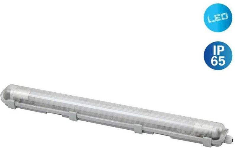 Weitere - LED-Feuchtraumleuchte Pipe 1-flammig 127 cm T8, G13, 18 w, 1800 lm Feuchtraumleuchte