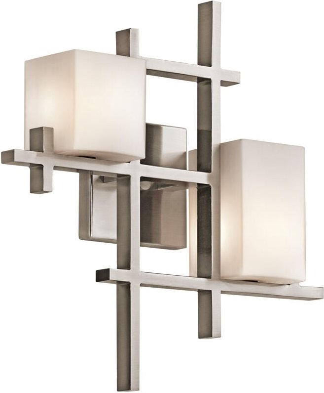 City Lights - 2 Licht Innenwandleuchte Classic Zinn, G9 - Elstead