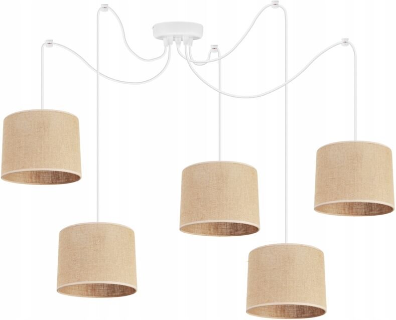 Hängelampe, Deckenleuchter, Lampenschirm 20 cm, Spinne