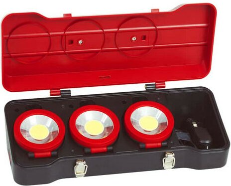 KS TOOLS LED-Projektor-Set - 3-teilig - 3W -150.4314