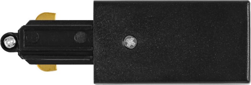 LEDVANCE TRACKLIGHT Hauptstromleitender Verbinder, schwarz, leitet den Strom aus dem Stromauslass in das Schienensystem,...