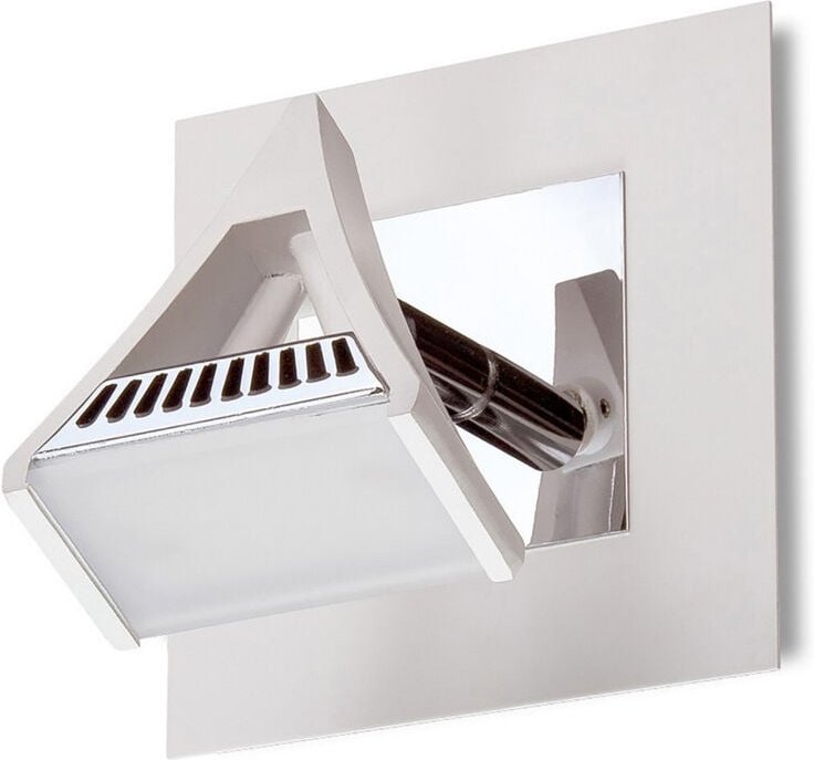 Inspired Mantra Fusion Filippo Filippo Spot Light 1 Licht 5W LED 3000K, 450lm, Mattweiß/Poliertes Chrom, 3 Jahre Garanti...