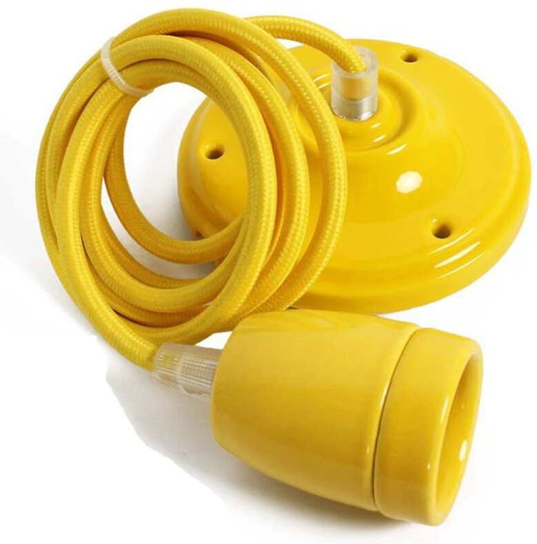 Keramik-Pendelleuchte - E27 - 5 Farben