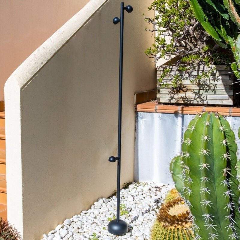 Brot Sockelleuchte schwarz H1800 led 3L 30W 71254