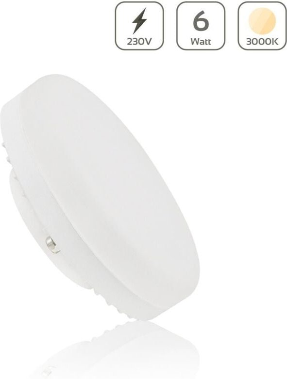 LED Lampe GX53 6W 230V - Lichtfarbe: 3000K warmweiß