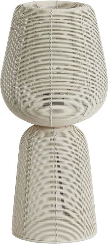 Tischlampe - Aboso - beige weiß - metall - - Light&living