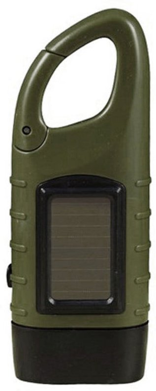 Soalr – Kurbelbetriebene Notfall-Taschenlampe, wiederaufladbar, solarbetrieben, Taschenlampe für Outdoor-Camping