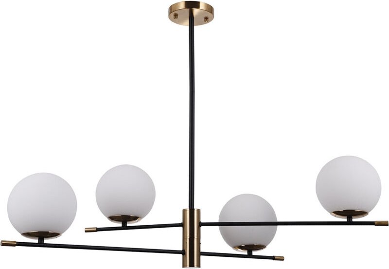 Stelia Moderne 4-flammige Kugel-Pendel-Deckenleuchte, E14 - Italux