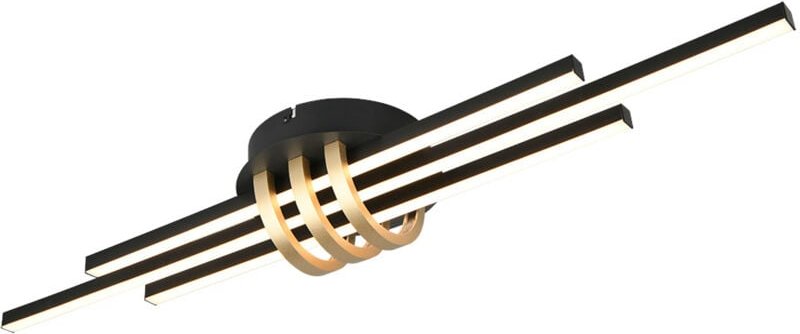 Thumbnail - Leuchten led Deckenleuchte Cinto 25W schwarz, gold Deckenlampen & Kronleuchter - Trio