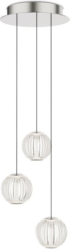 Diamond led Cluster Pendel Deckenleuchte Transparent 3000K - Ideal Lux