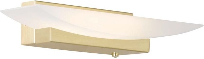 Fischer Leuchten - Wandleuchte Wandlampe led Dimmbar Flurleuchte Schlafzimmerlampe Messing b 30 cm