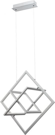 Fabrilamp - Hängeleuchte led Lexie Chrom Dimmbar 4000k 50W D63,5