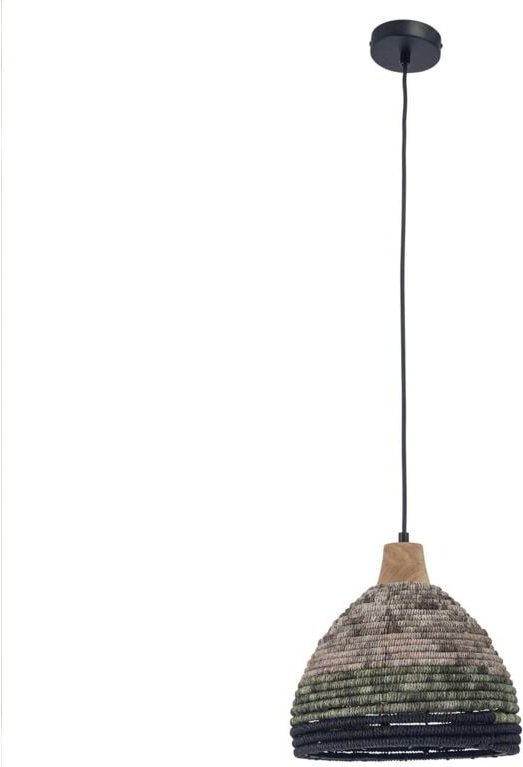 Forlight - Korg lampara colgante con pantalla de cuerda natural para bombilla E27