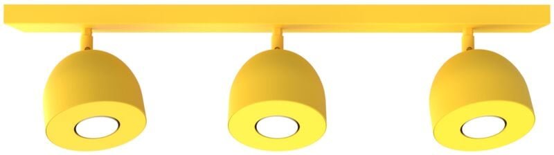 Campanella plafoniera X3 monocolore opaco